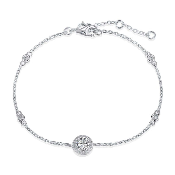 ˇFashion StreetˇDazzling Round Cut Shape Bracelet
