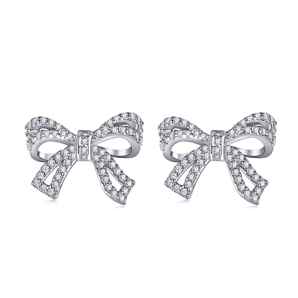 ˇFashion StreetˇDainty Bow Shape Earrings